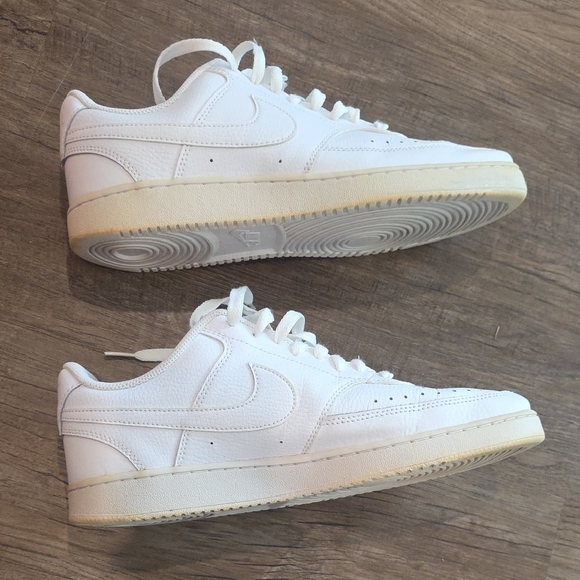 Nike Court Vision Low Triple White - Picture 3 of 6